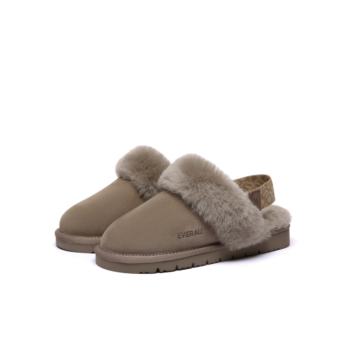 EVERAU Pelican Brown Slippers Kapcie Brązowe