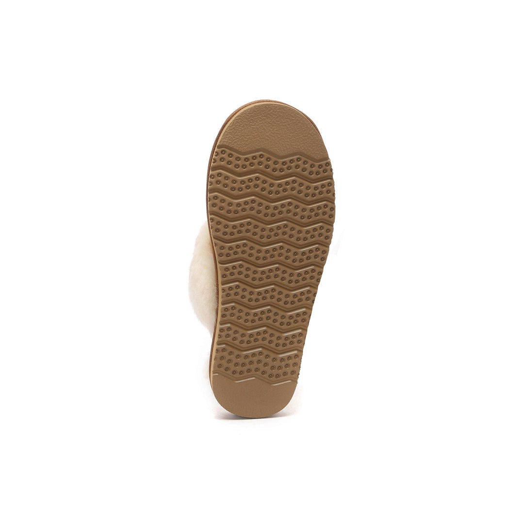 EVERAU Pelican Chestnut Slippers Kapcie Brązowe