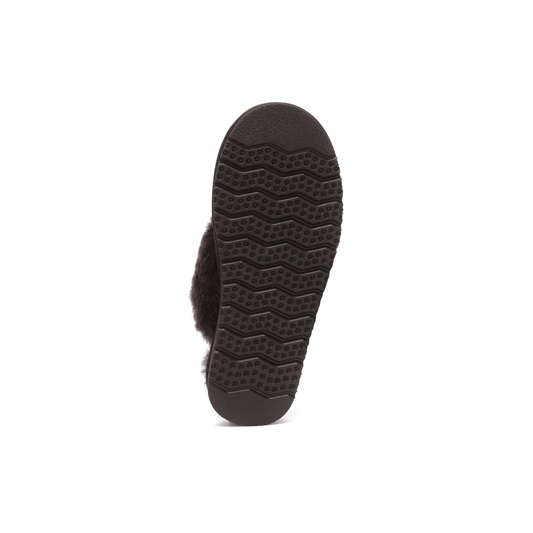 EVERAU Pelican Chocolate Slippers Kapcie Brązowe