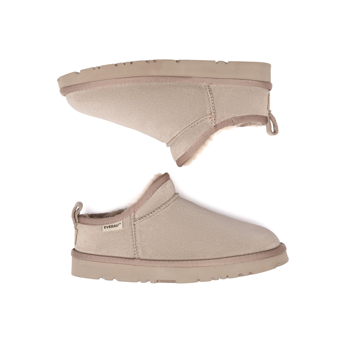 EVERAU Quail Brown Ultra Mini Boots Botki Brązowe