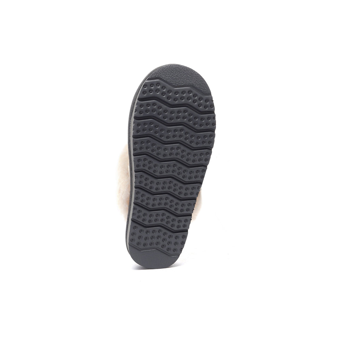 EVERAU Raven Grey Slippers Kapcie Szare