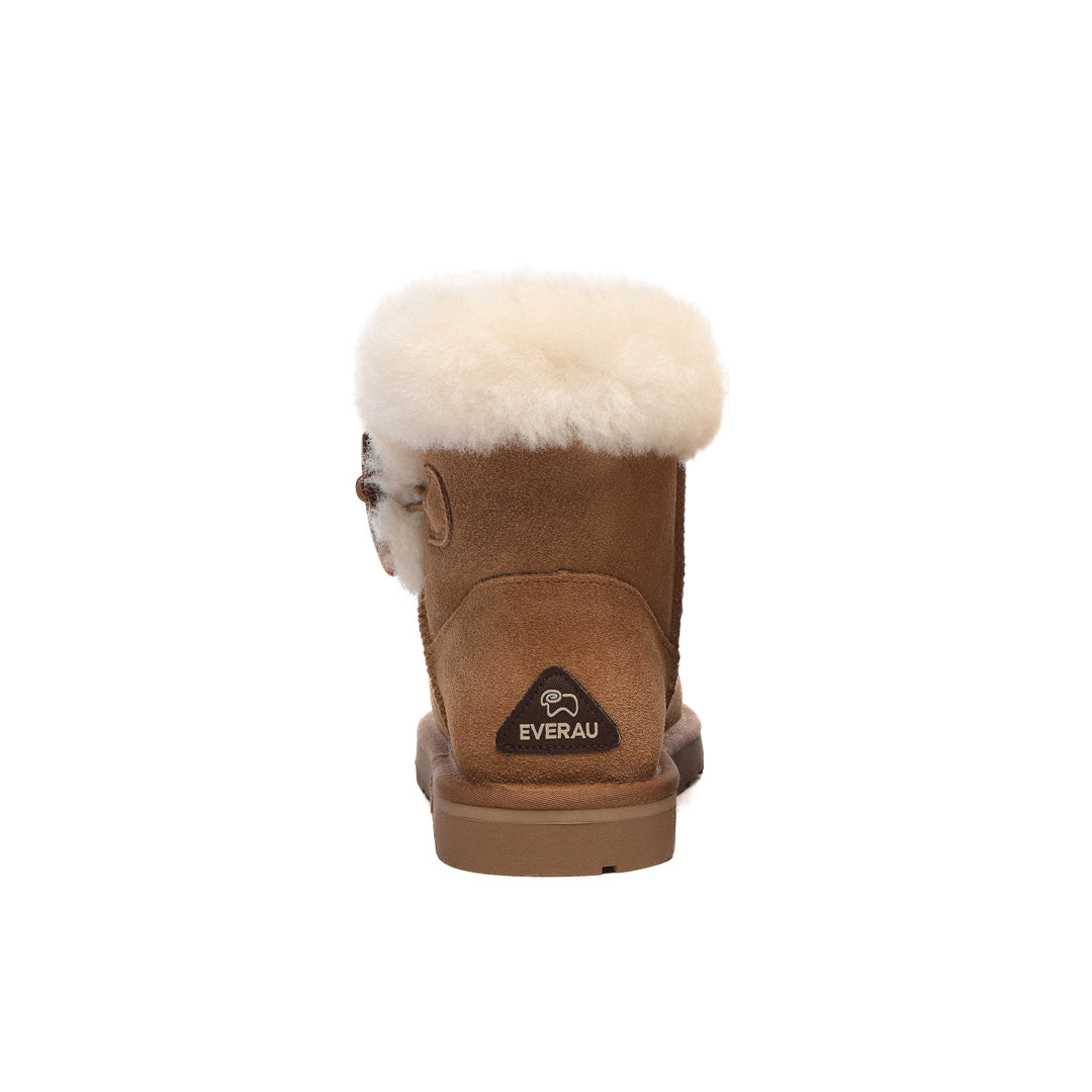 EVERAU Robin Chestnut Mini Boots Botki Brązowe