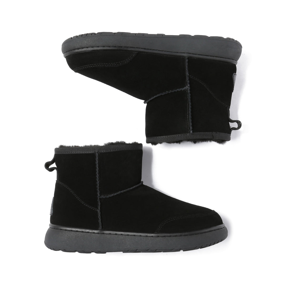 EVERAU Rosella Black Outdoor Boots Botki Czarne