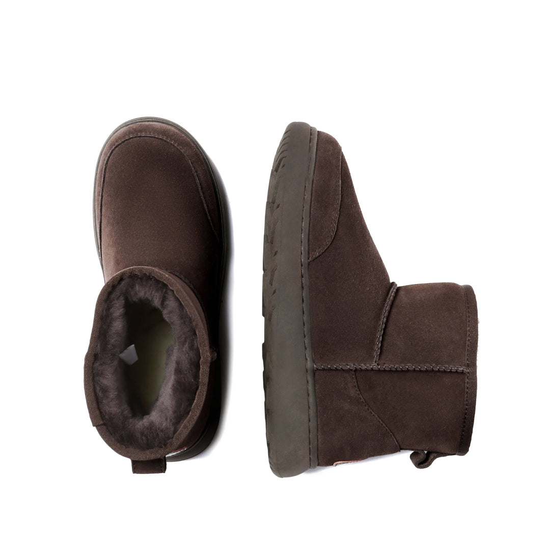 EVERAU Rosella Chocolate Outdoor Boots Botki Brązowe