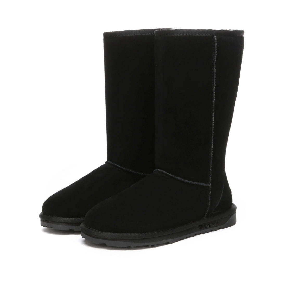 EVERAU Whistler Black Tall Classic Boots Botki Czarne