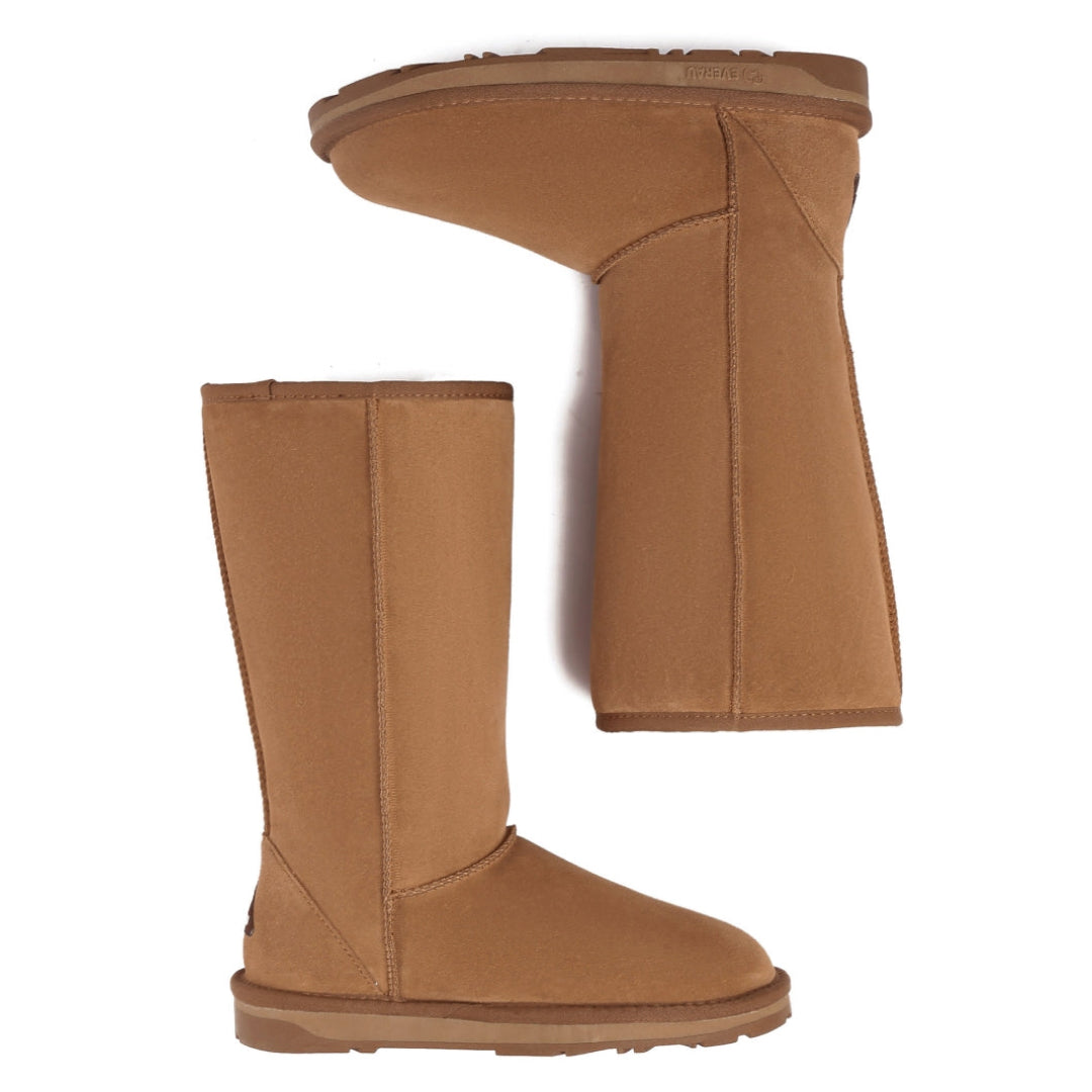 EVERAU Whistler Chestnut Tall Classic Boots Botki Brązowe