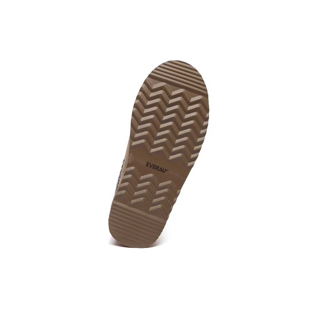 EVERAU Wonga Leather Slippers Kapcie Piaskowe