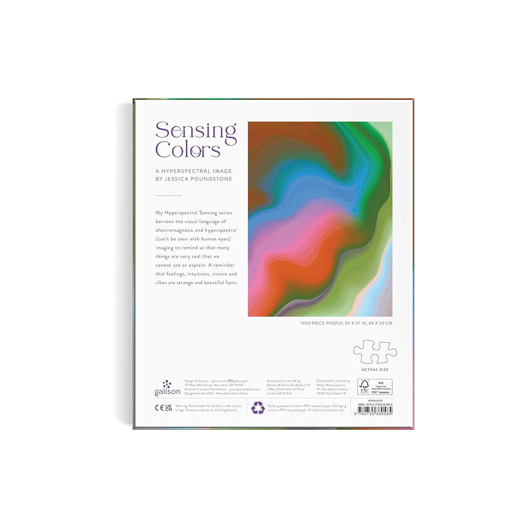 Galison Puzzle Sensing Colors/Kolory zmysłów - 1000 elementów
