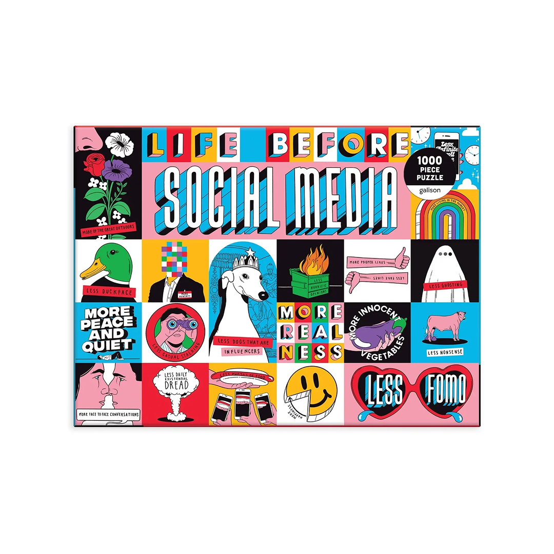 Galison Puzzle Life Before Social Media/Zanim pojawiły się social media - 1000 elementów