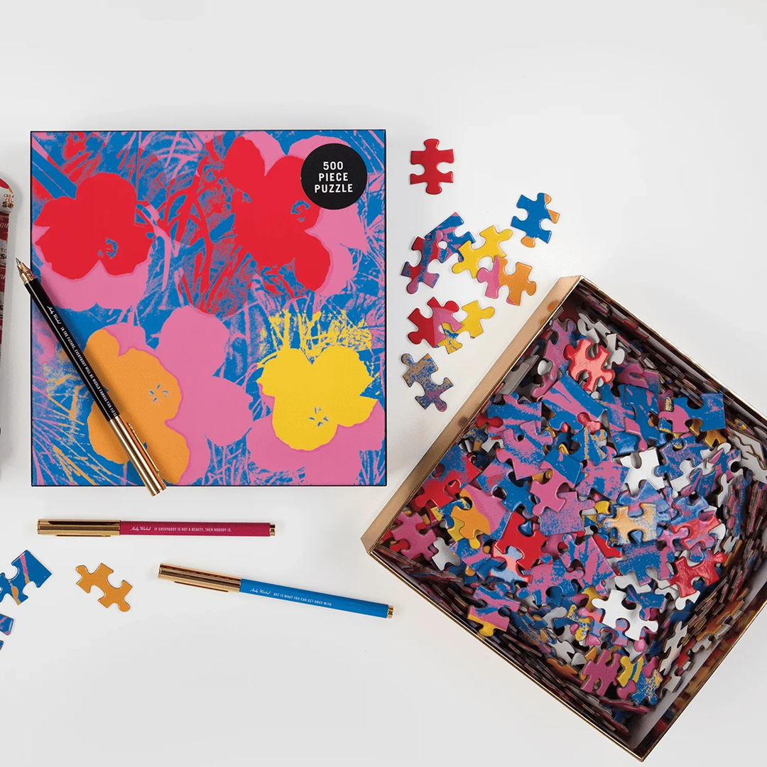 Galison Puzzle Andy Warhol Flowers - 500 elementów