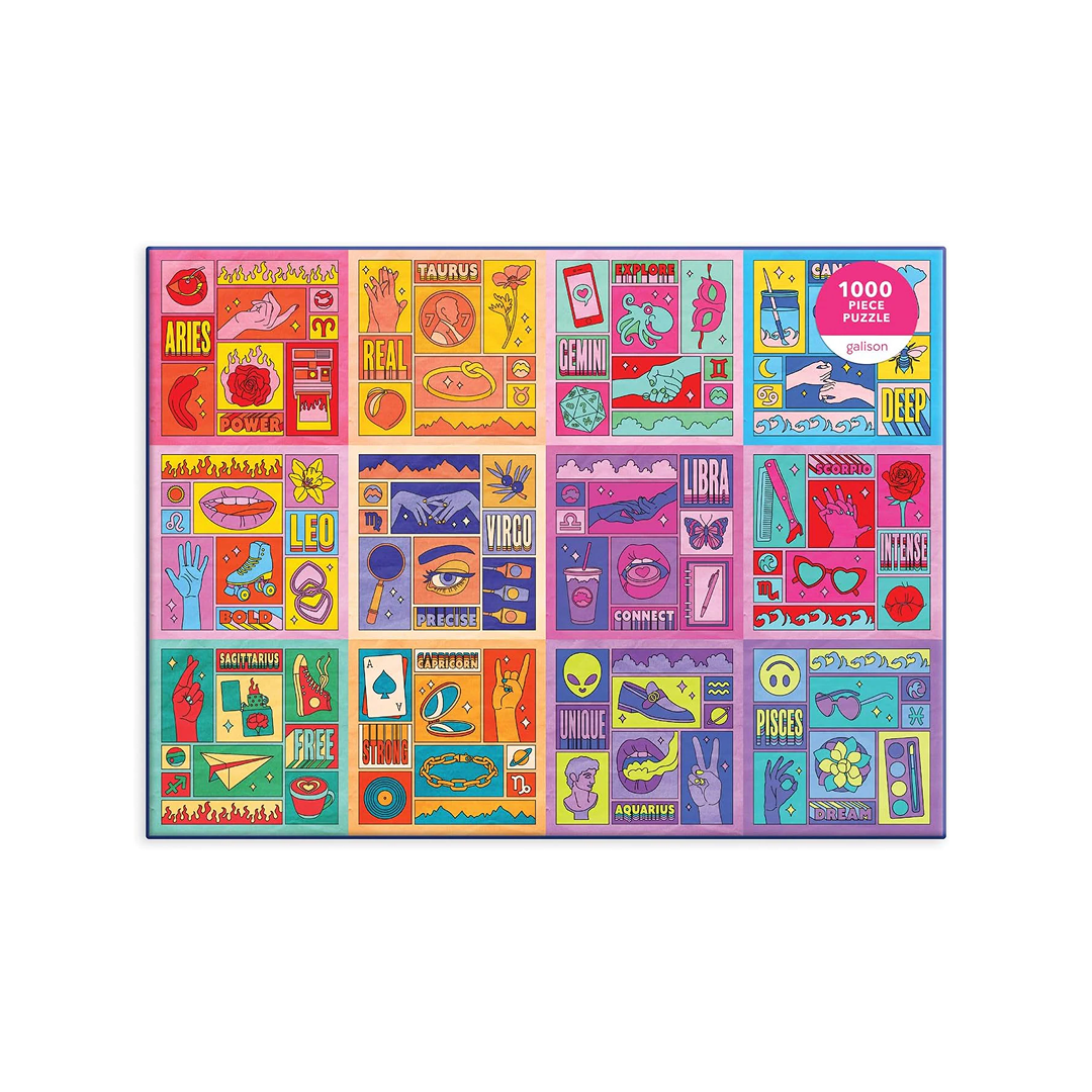 Galison Puzzle Zodiac Power/Moc Zodiaku - 1000 elementów