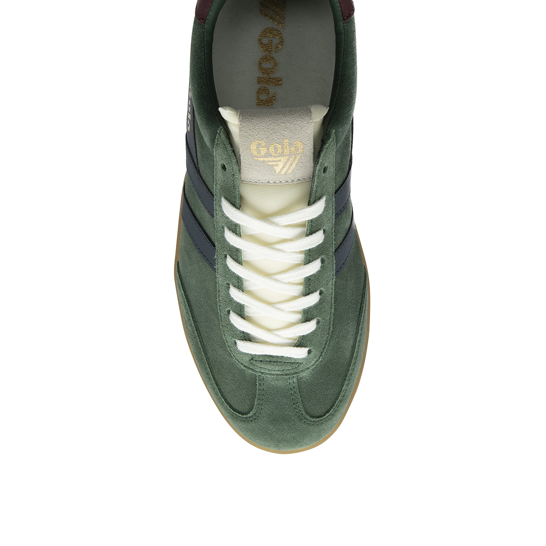 Gola Men's Cyclone Trainer Evergreen/Navy/Burgundy/Gum Sneakersy Męskie Zielone