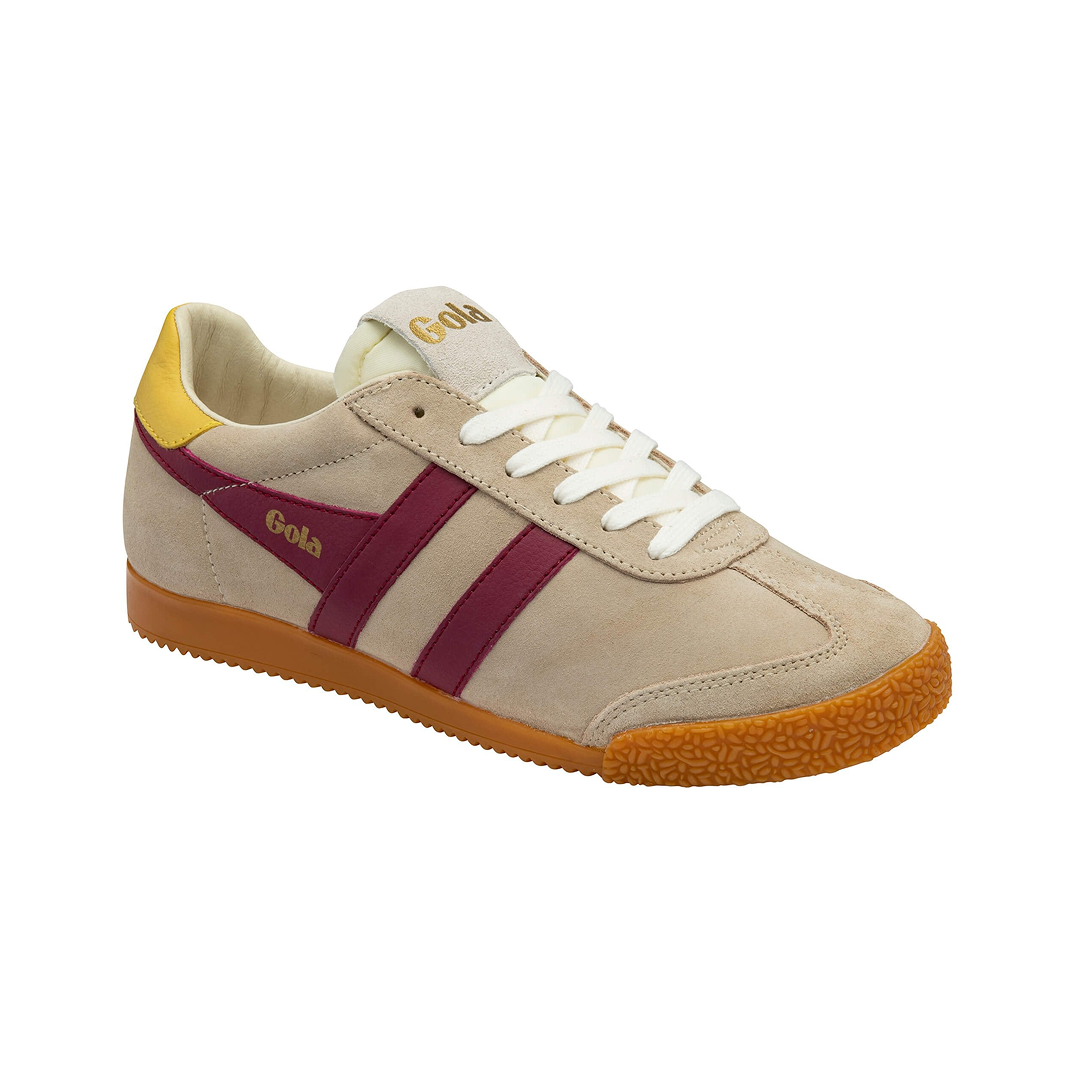 Gola Women's Elan Trainer Bone/Cerise/Pollen Sneakersy Damskie Beżowe Bordowe