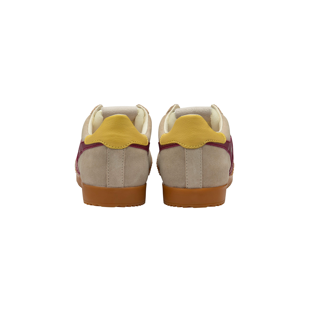 Gola Women's Elan Trainer Bone/Cerise/Pollen Sneakersy Damskie Beżowe Bordowe