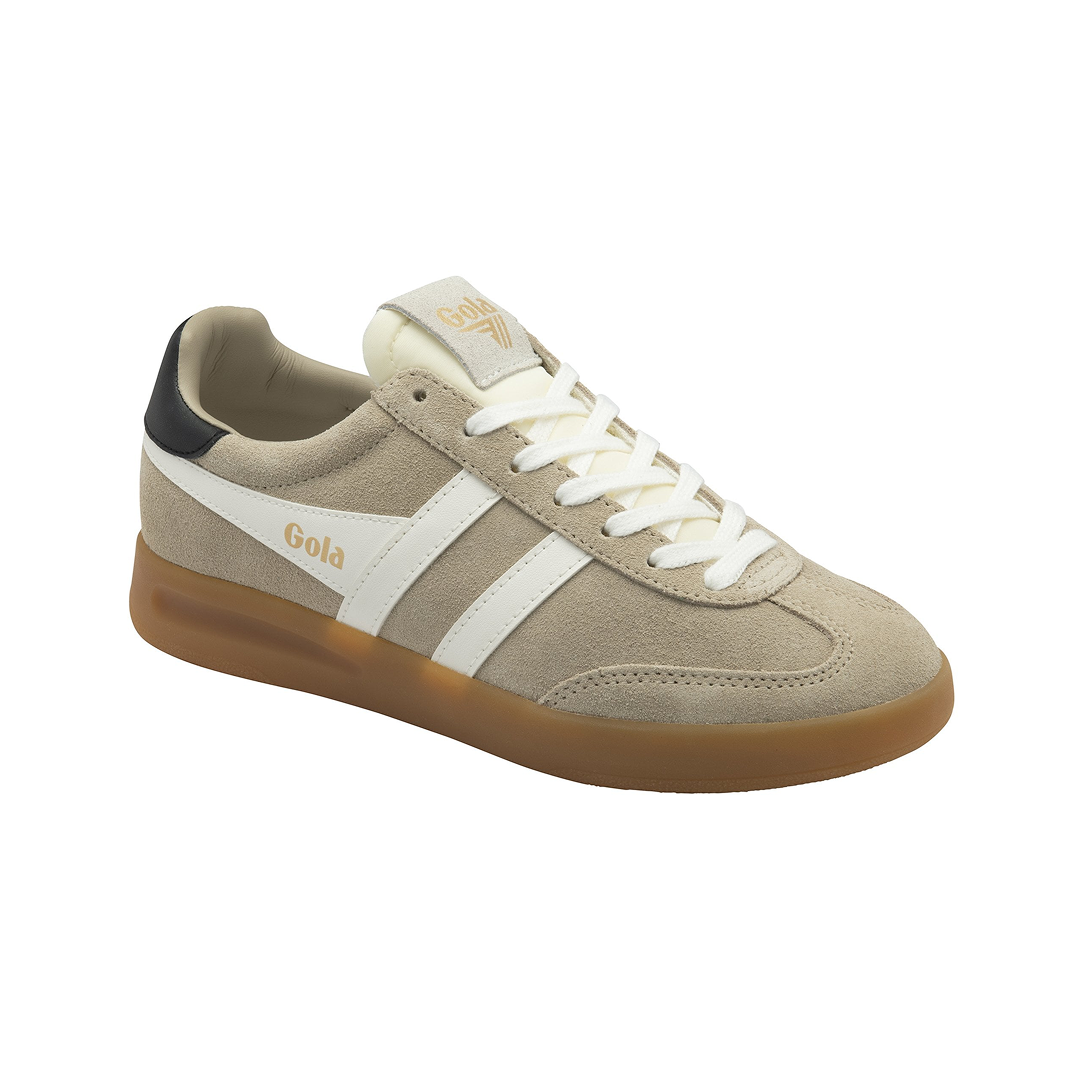 Gola Women's Cyclone Trainer Bone/Off White/Black/Gum Sneakersy Damskie Beżowe