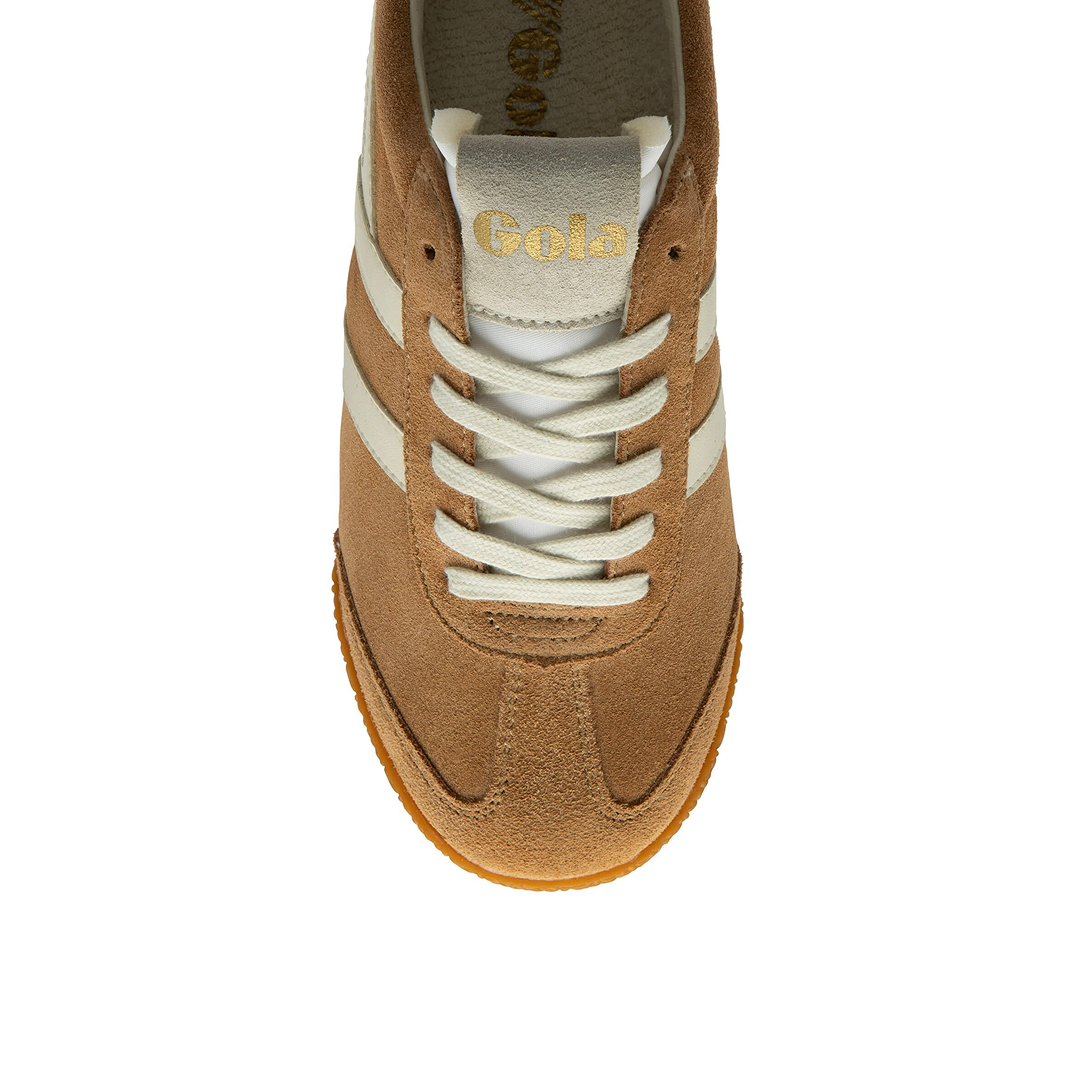 Gola Women's Elan Trainer Caramel/Off White/Deep Red Sneakersy Damskie Beżowe