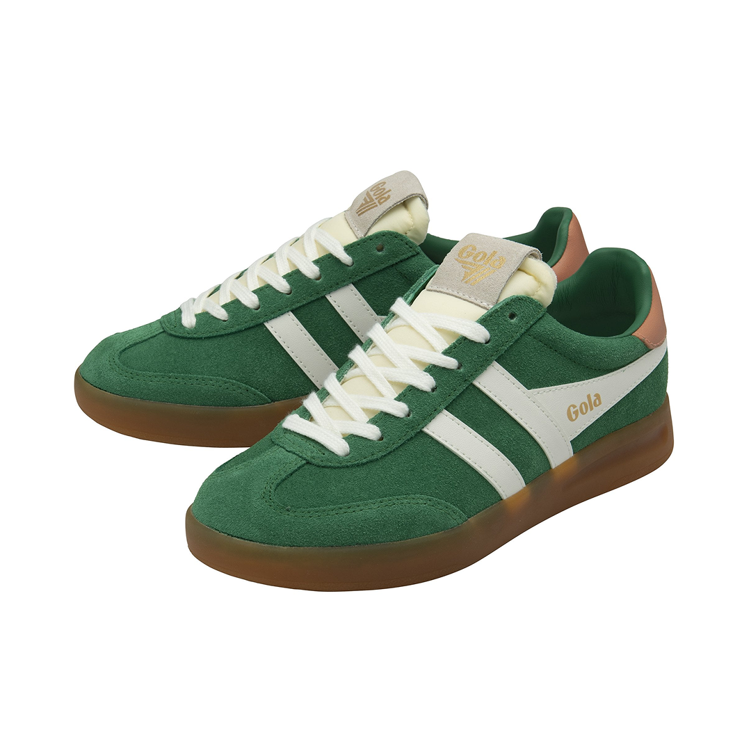 Gola Women's Cyclone Trainer Emerald/Off White/Terracotta/Gum Sneakersy Damskie Zielone