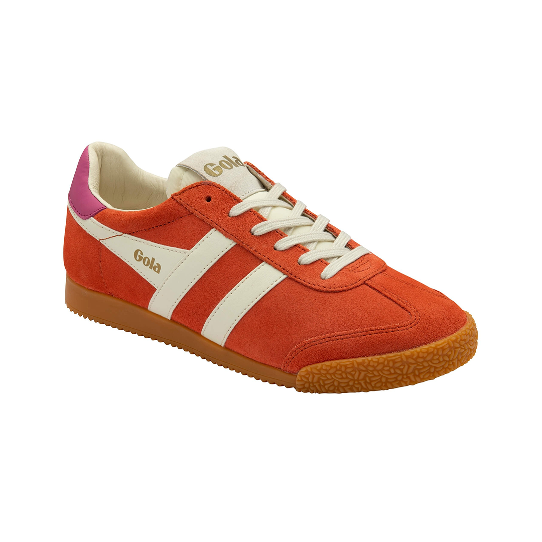 Gola Women's Elan Trainer Hot Coral/Off White/Fuchsia Sneakersy Damskie Pomarańczowe