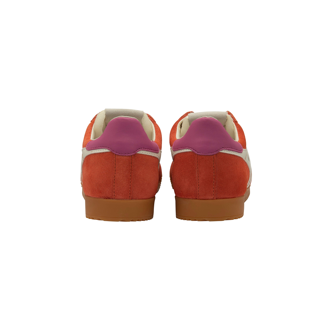Gola Women's Elan Trainer Hot Coral/Off White/Fuchsia Sneakersy Damskie Pomarańczowe