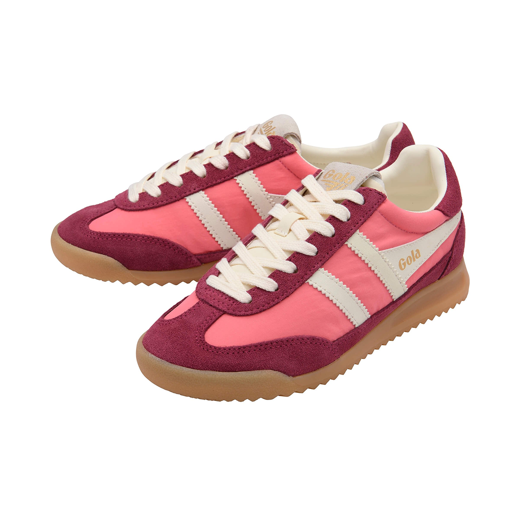 Gola Women's Firefly Trainer Bubblegum/Cerise/Off White Sneakersy Damskie Różowe