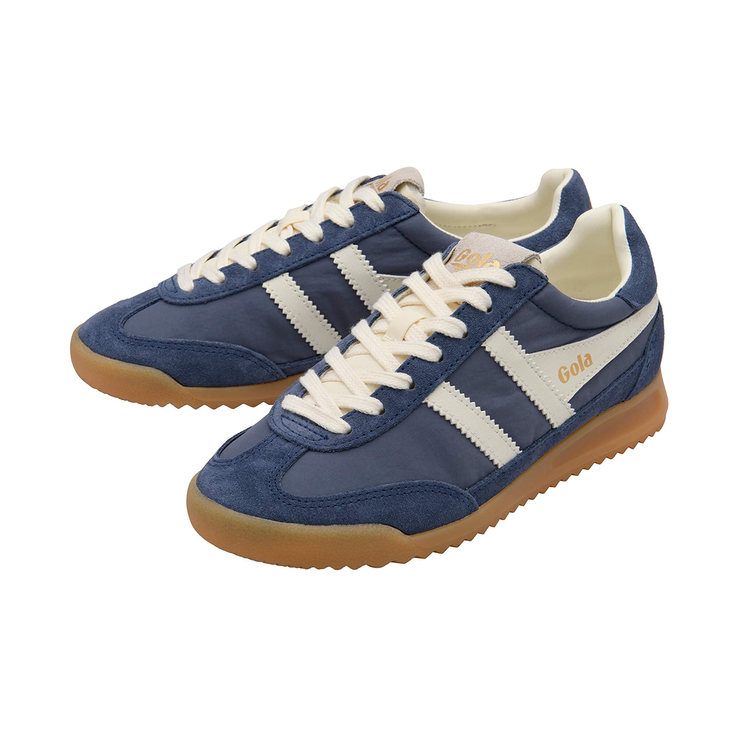 Gola Women's Firefly Trainer Moonlight/Off White Sneakersy Damskie Niebieskie
