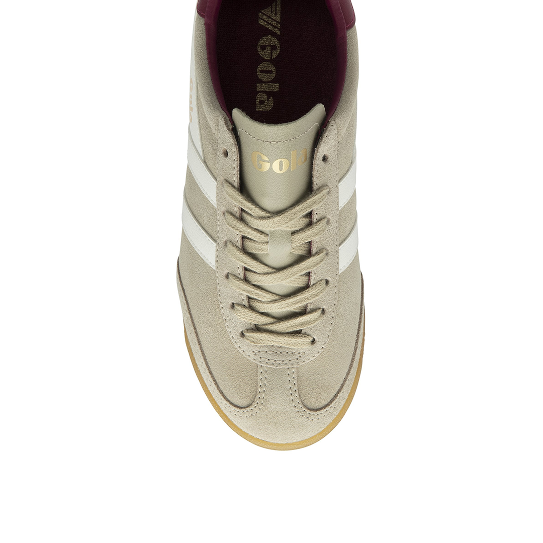 Gola Women's Torpedo Trainer Bone/Off White/Cerise Sneakersy Damskie Szare