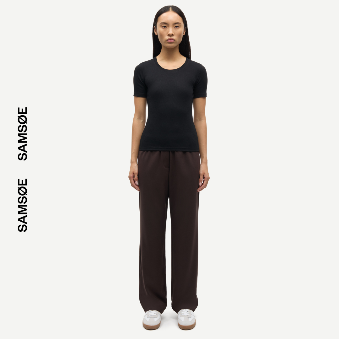 SAMSØE SAMSØE - SAALEXIS T-SHIRT CZARNY