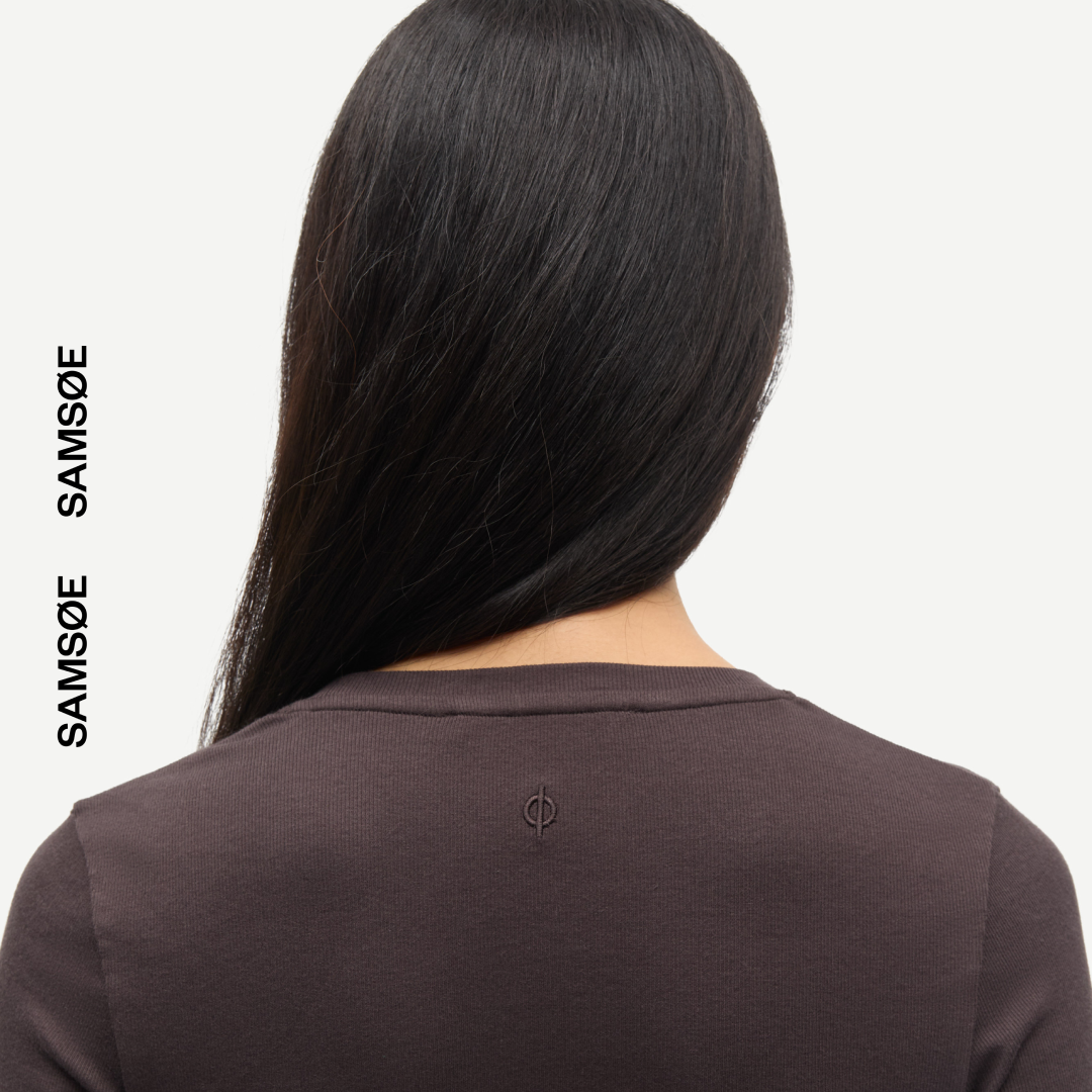 SAMSØE SAMSØE - SAALEXIS T-SHIRT BRĄZOWY