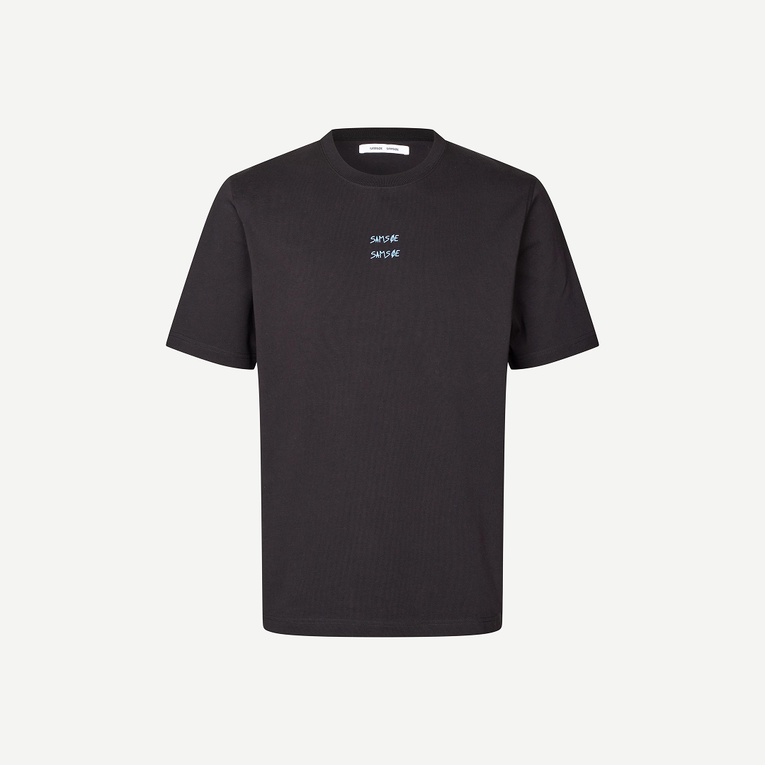 SAMSØE SAMSØE - SACARDS T-SHIRT CZARNY