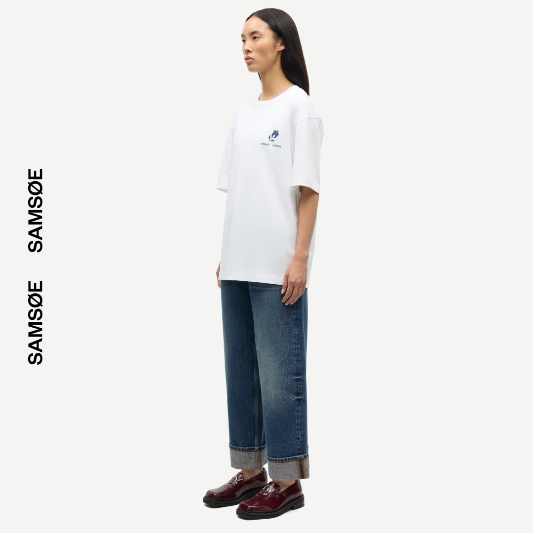 SAMSØE SAMSØE - SACOHEN T-SHIRT BLUE STAMP