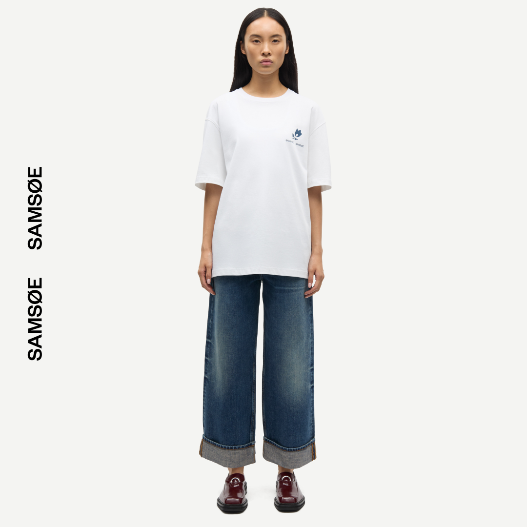 SAMSØE SAMSØE - SACOHEN T-SHIRT BLUE STAMP