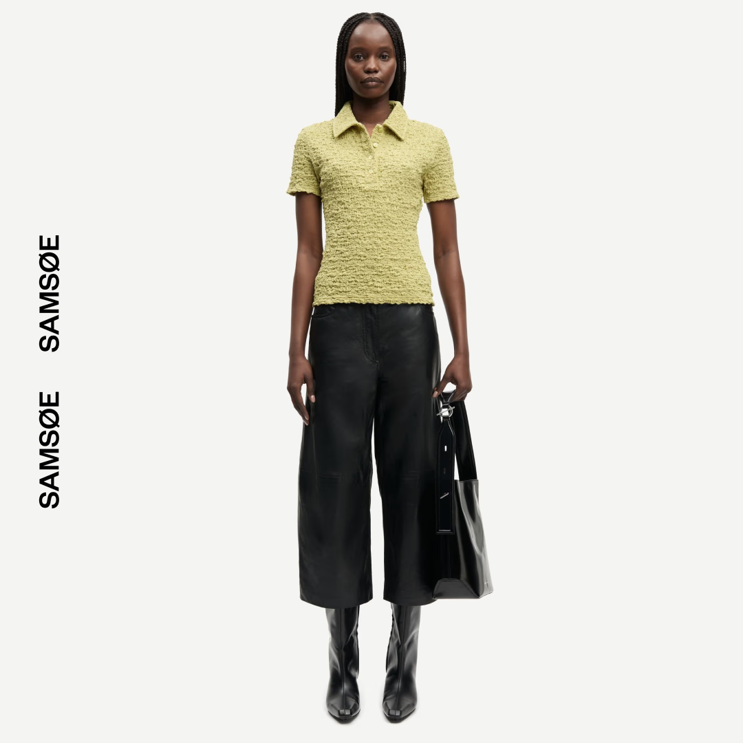 SAMSØE SAMSØE - SADAISY POLO ZIELONE