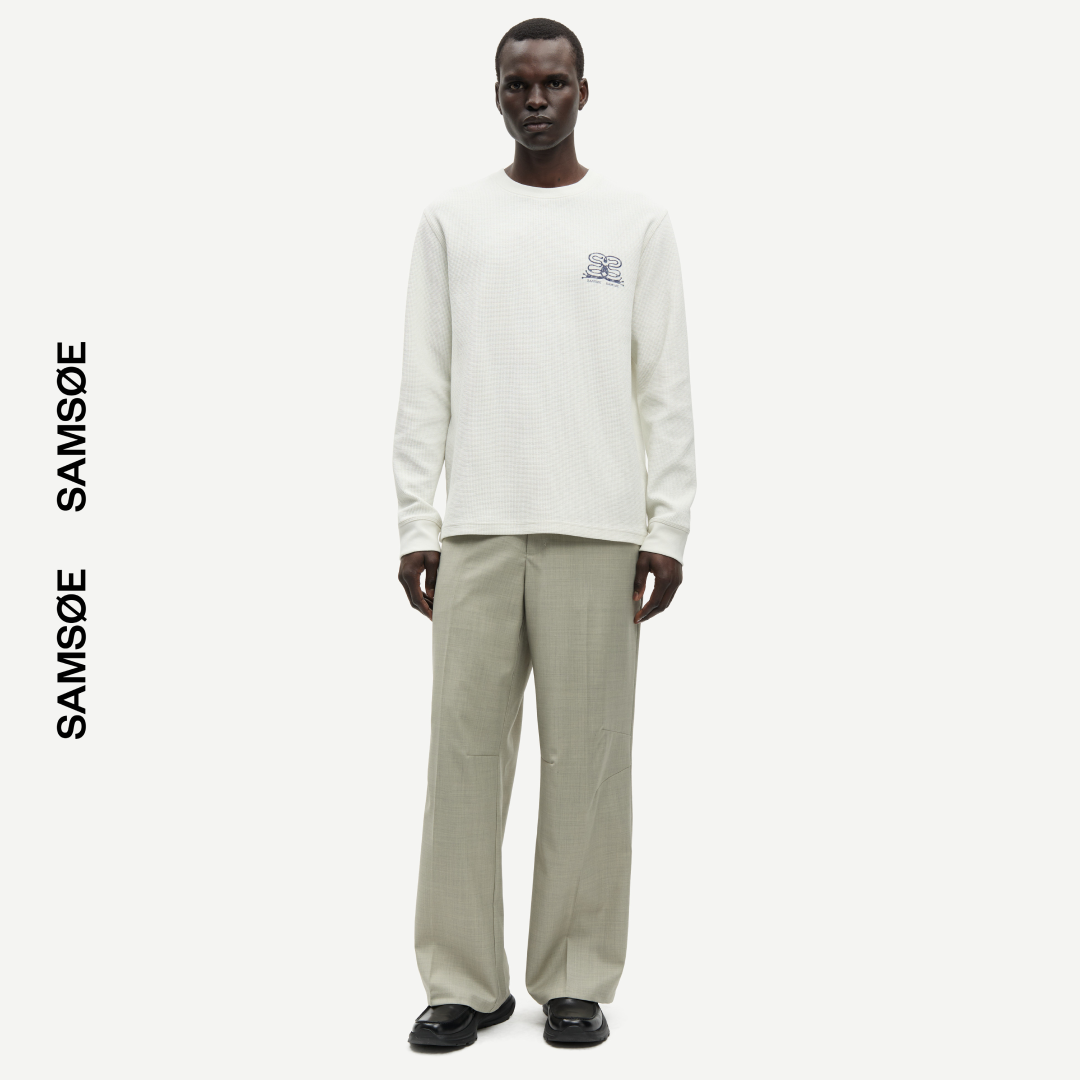 SAMSØE SAMSØE - SAFELLOW LONGSLEEVE CREAM