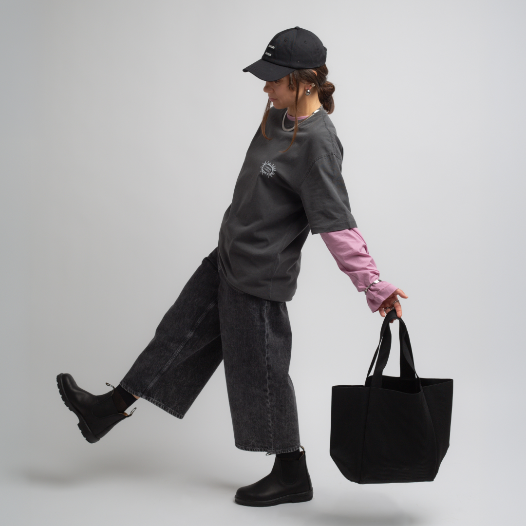 SAMSØE SAMSØE - SAGERGEI T-SHIRT SZARY