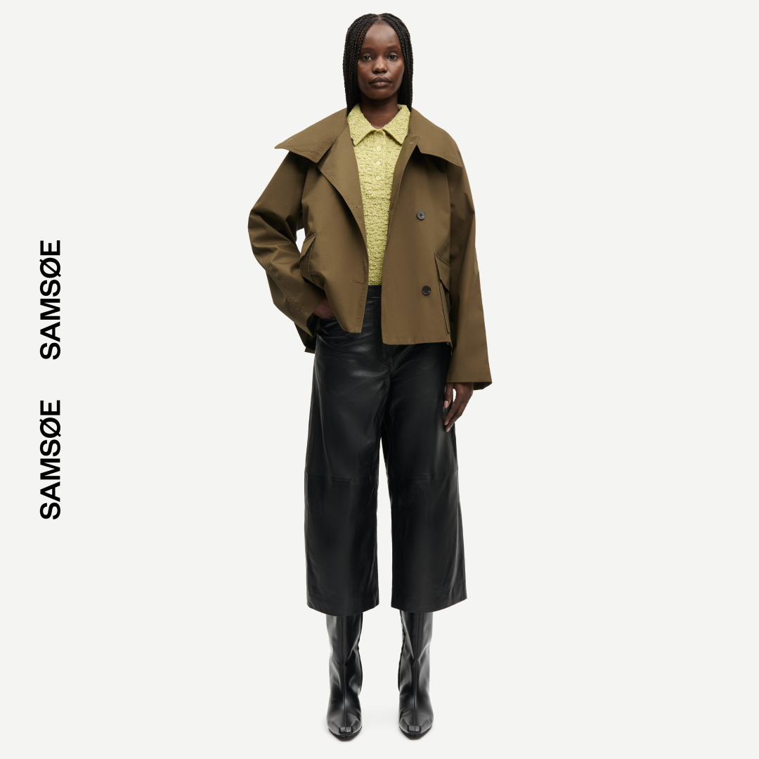 SAMSØE SAMSØE - SAGIA KURTKA WIOSENNA BRĄZOWA