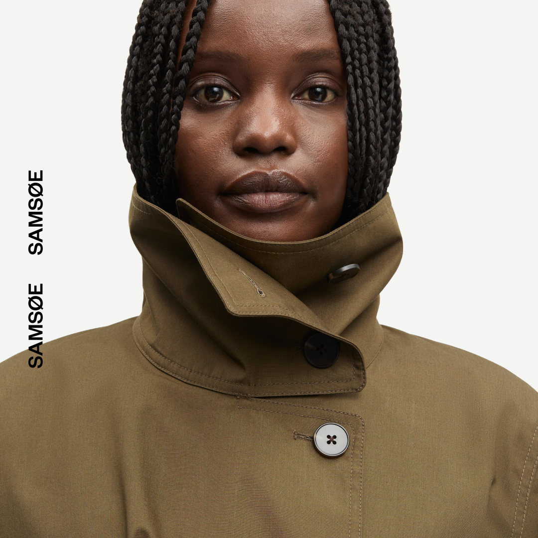 SAMSØE SAMSØE - SAGIA KURTKA WIOSENNA BRĄZOWA