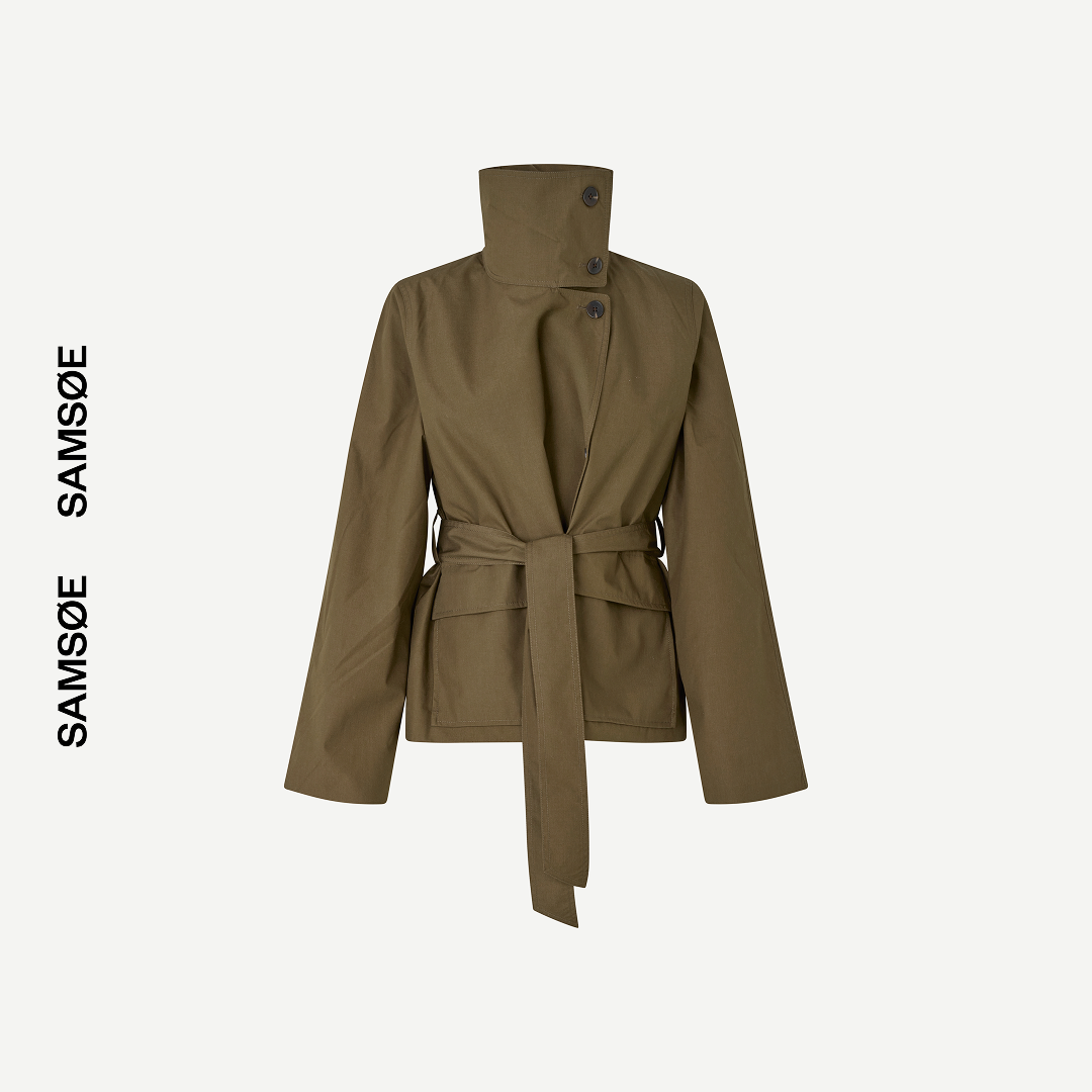 SAMSØE SAMSØE - SAGIA KURTKA WIOSENNA BRĄZOWA