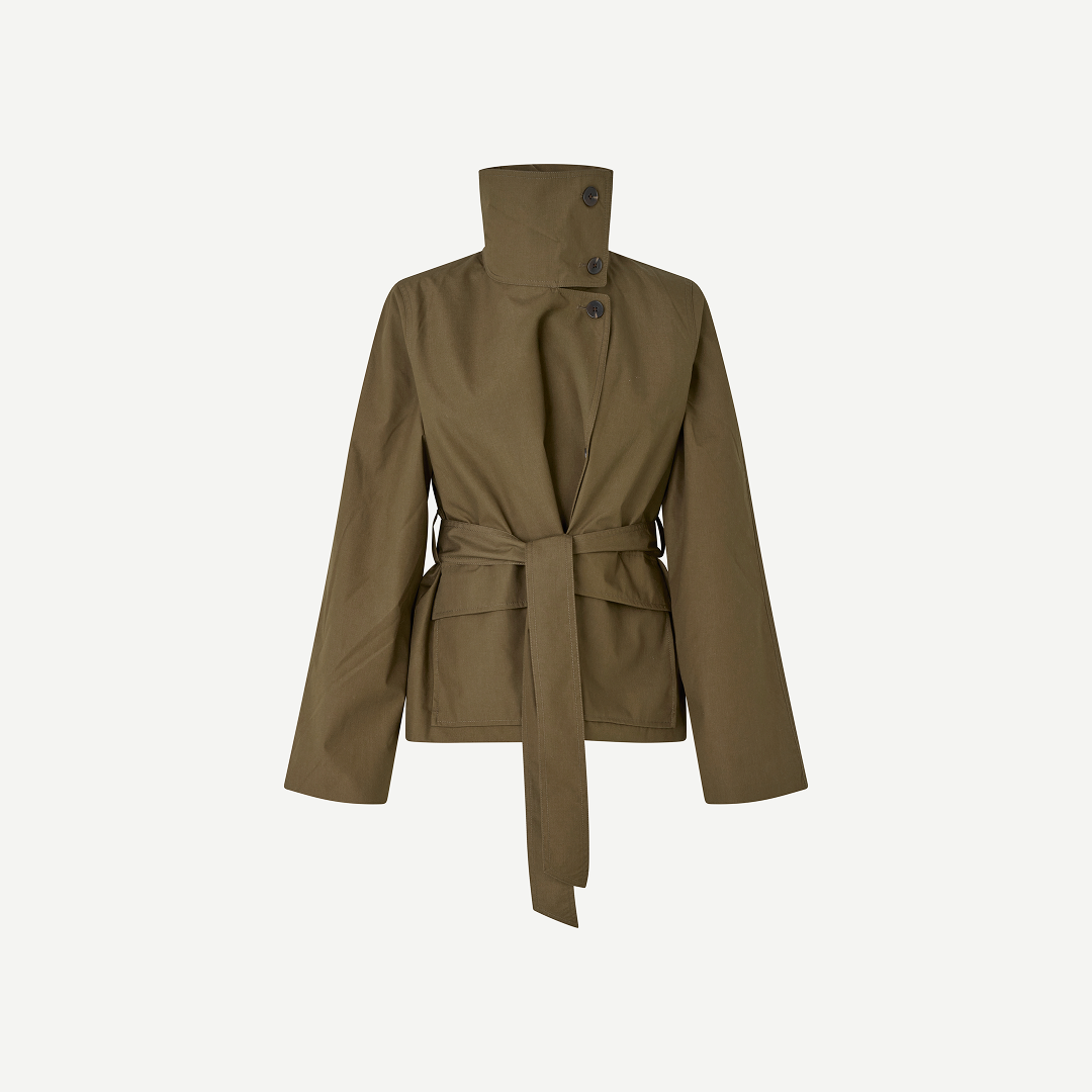 SAMSØE SAMSØE - SAGIA KURTKA WIOSENNA BRĄZOWA