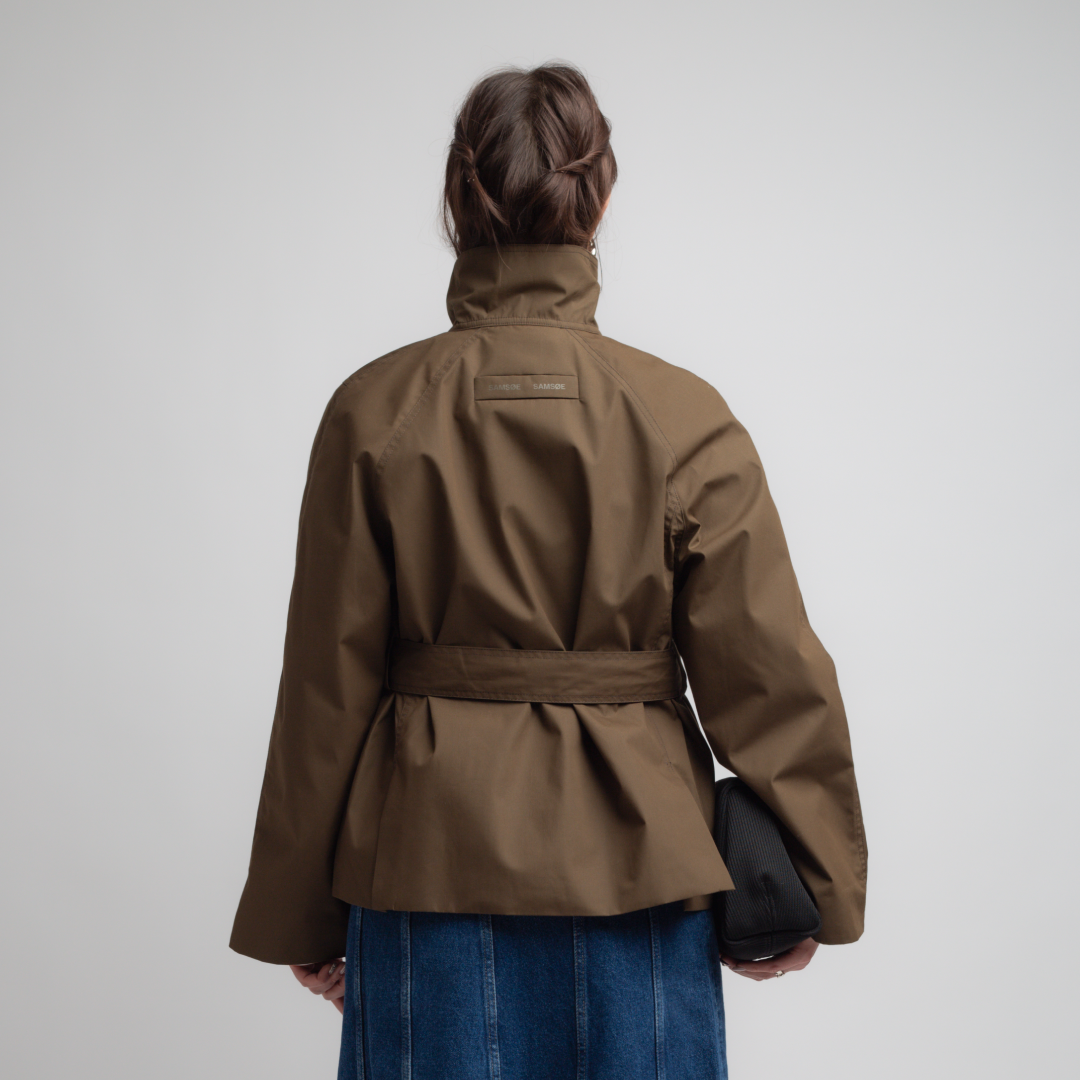 SAMSØE SAMSØE - SAGIA KURTKA WIOSENNA BRĄZOWA