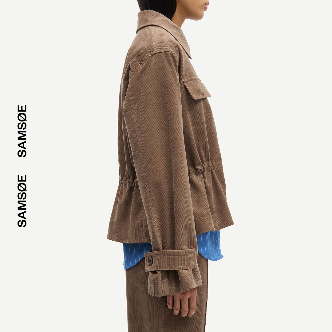 SAMSØE SAMSØE - SALIXA KURTKA WIOSENNA BEŻOWA