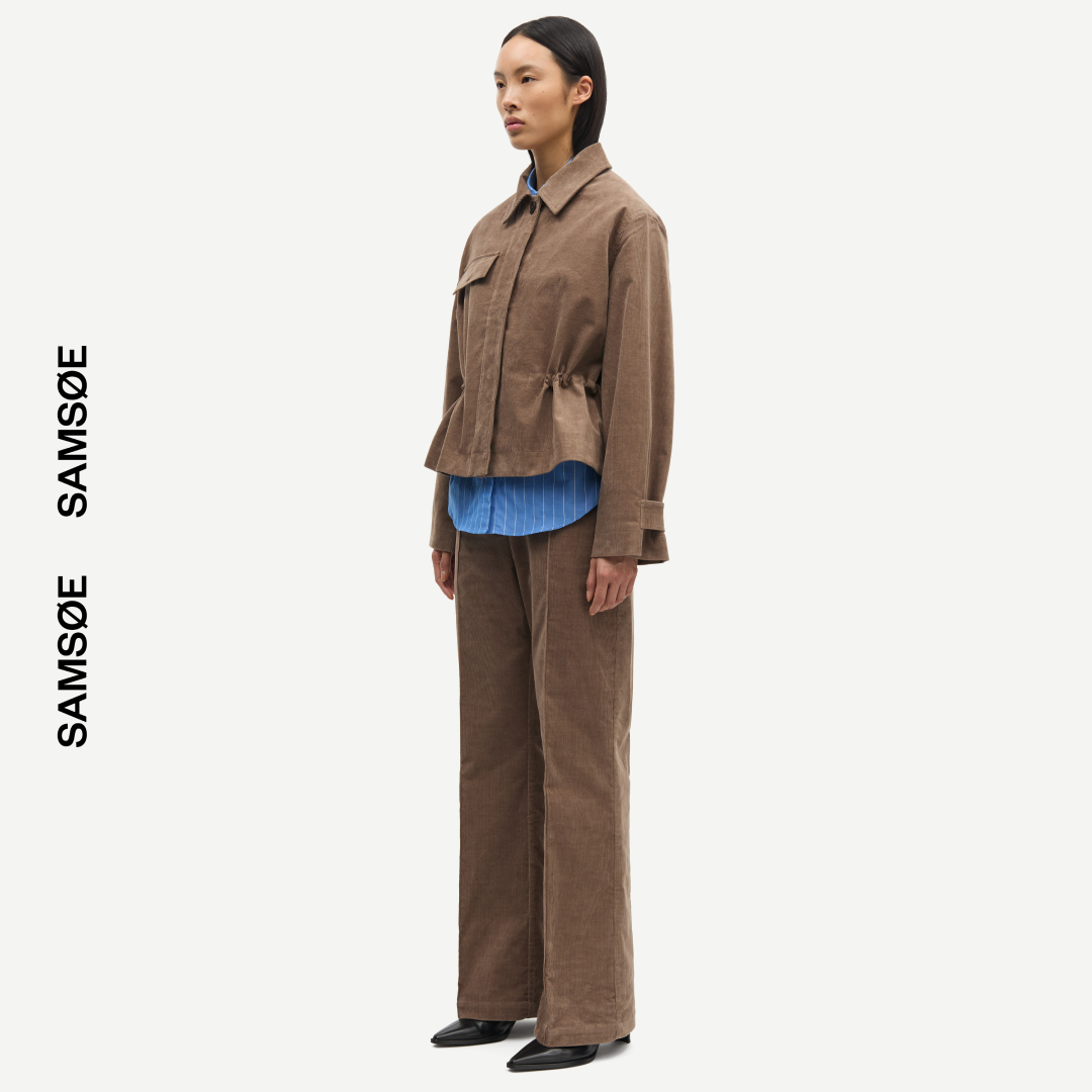 SAMSØE SAMSØE - SALIXA KURTKA WIOSENNA BEŻOWA