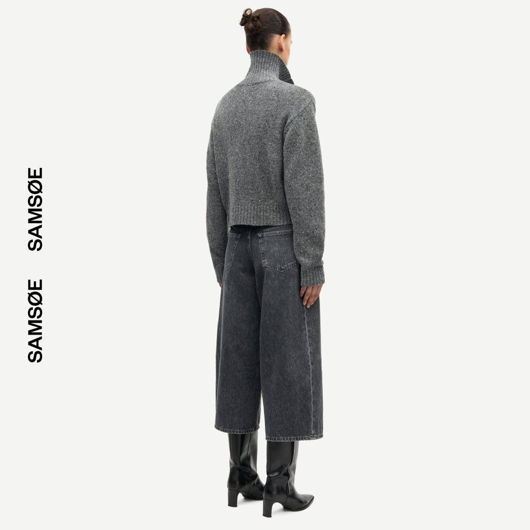 SAMSØE SAMSØE - SALOIS KARDIGAN SZARY