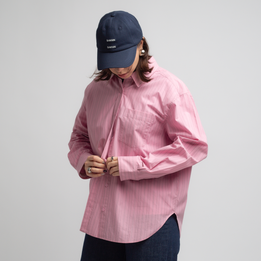 SAMSØE SAMSØE - SALOVA KOSZULA RÓŻOWA