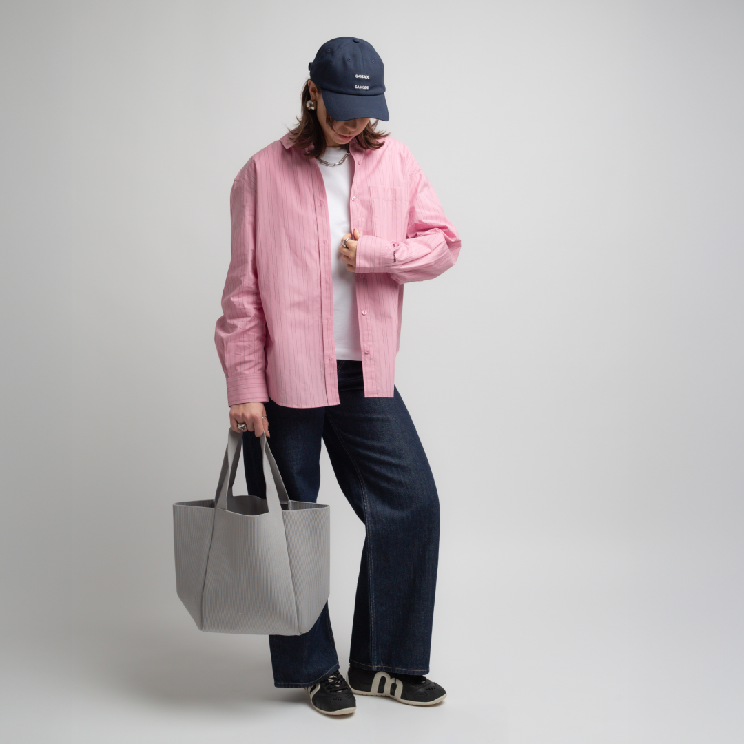 SAMSØE SAMSØE - SALOVA KOSZULA RÓŻOWA