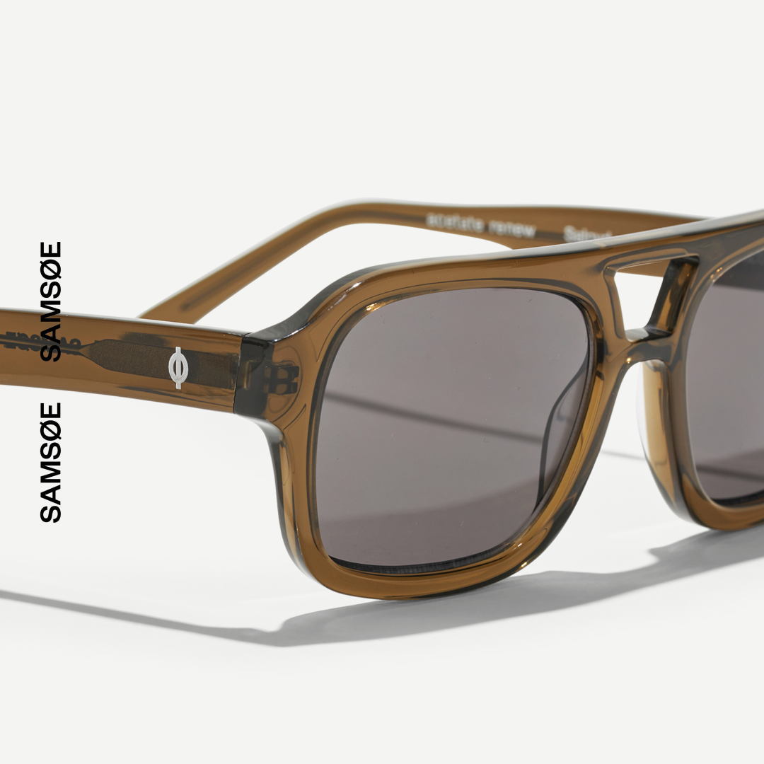SAMSØE SAMSØE - SALOYD OKULARY PRZECIWSŁONECZNE OLIWKOWE