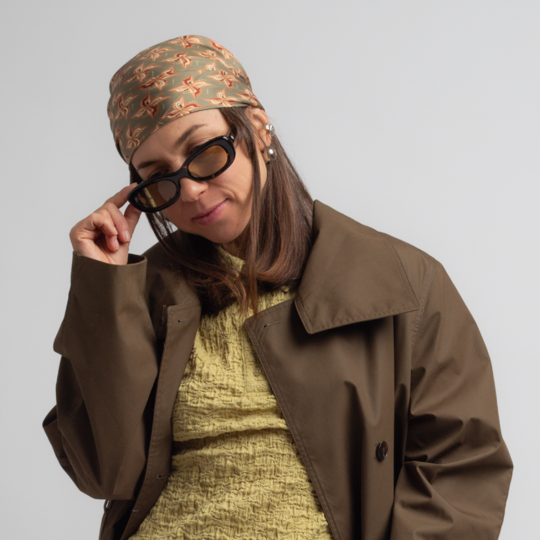 SAMSØE SAMSØE - SAMAEVE OKULARY PRZECIWSŁONECZNE BRĄZOWE ŻÓŁTE