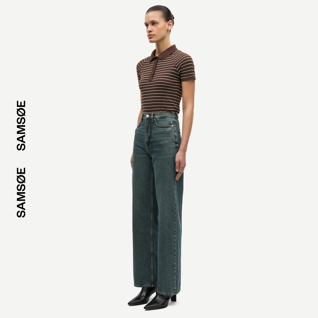 SAMSØE SAMSØE - SAMIA POLO W PASKI