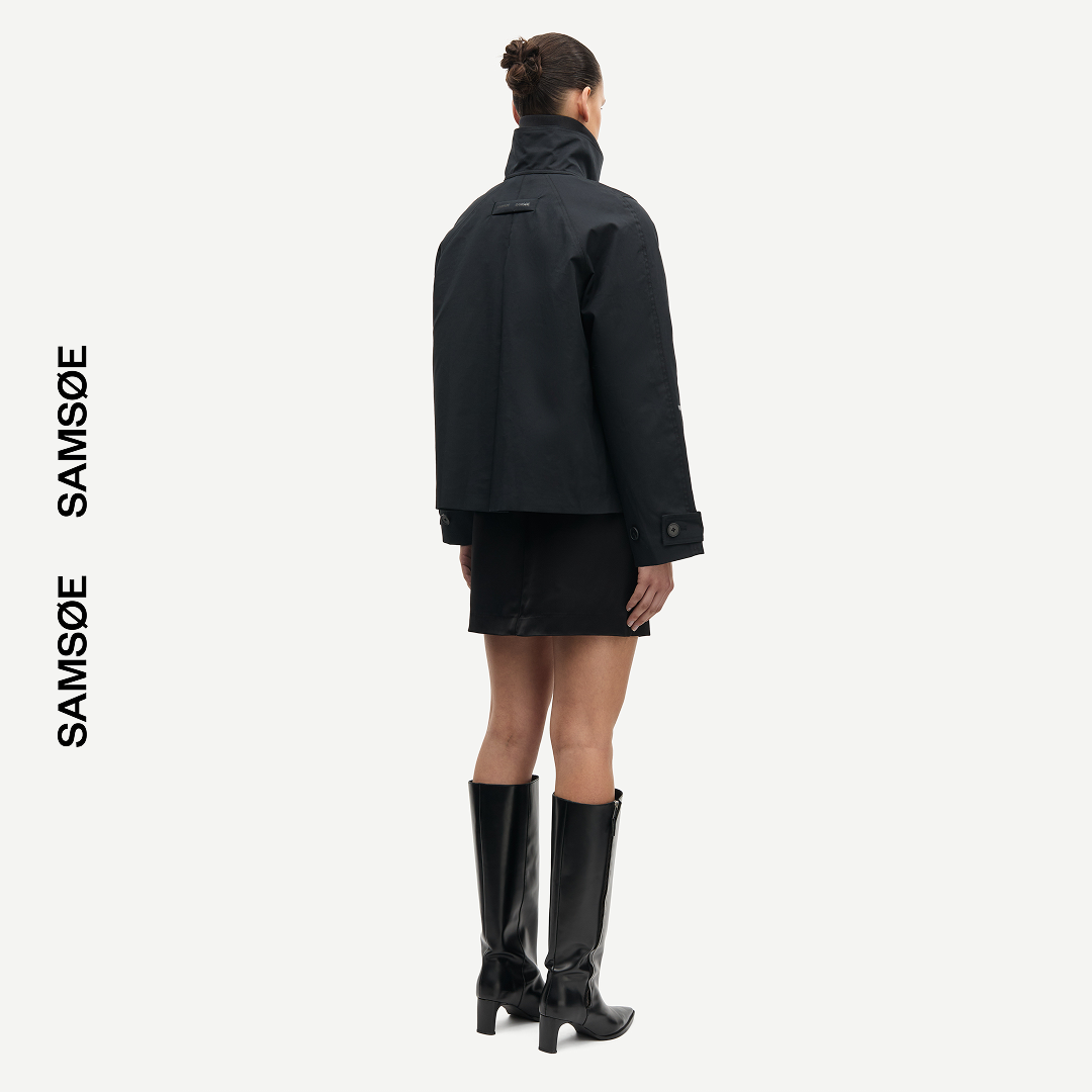 SAMSØE SAMSØE - SARIVO KURTKA WIOSENNA CZARNA