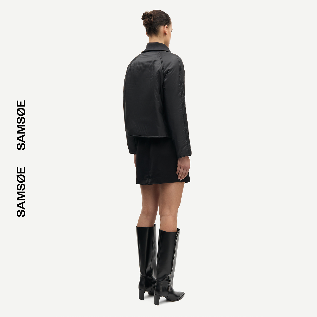 SAMSØE SAMSØE - SARIVO KURTKA WIOSENNA CZARNA