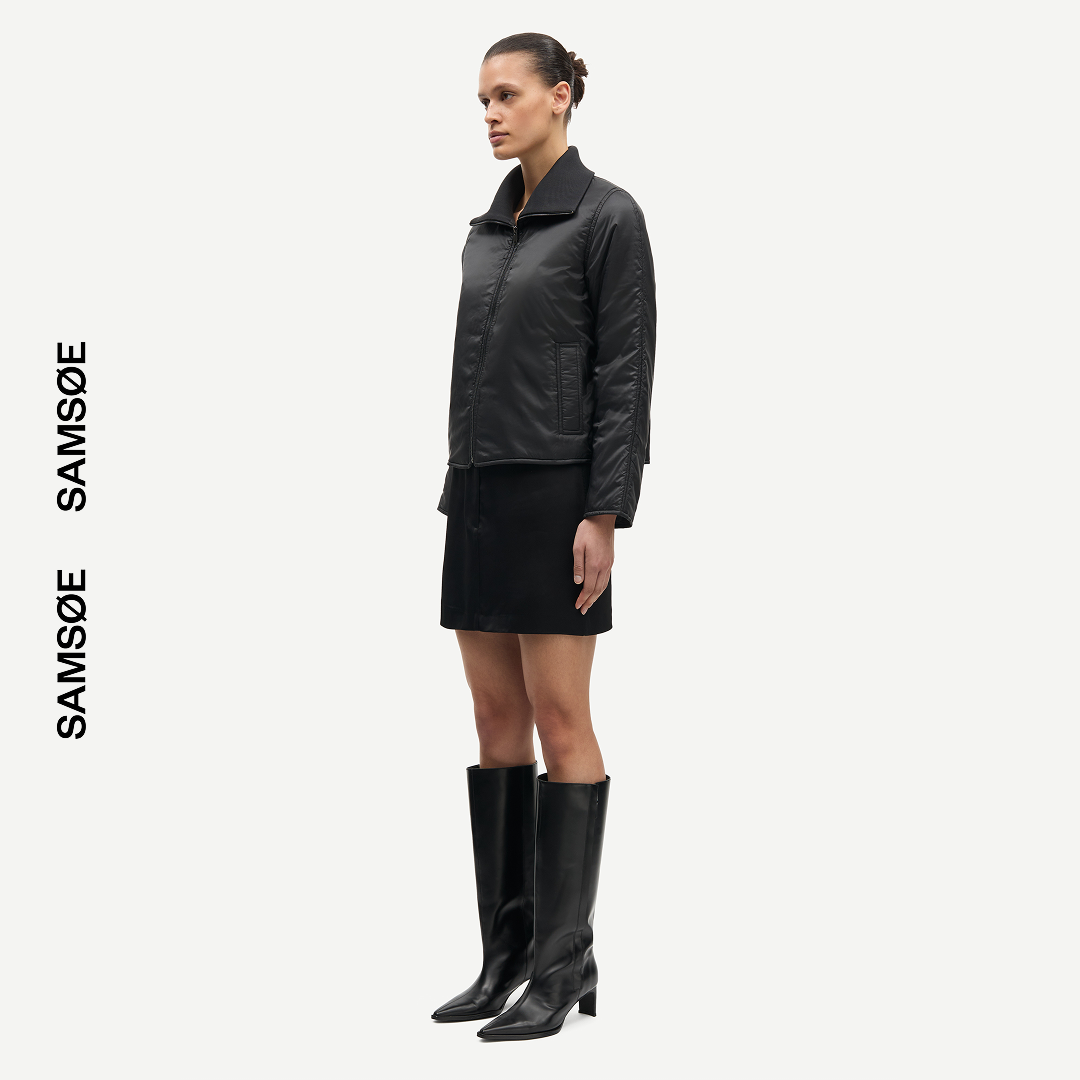 SAMSØE SAMSØE - SARIVO KURTKA WIOSENNA CZARNA